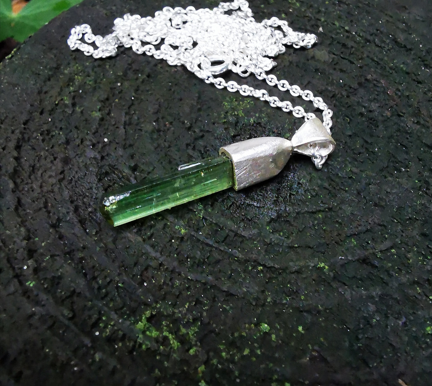 Green Tourmaline Pendant