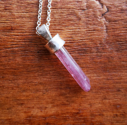 Pink Tourmaline Pendant