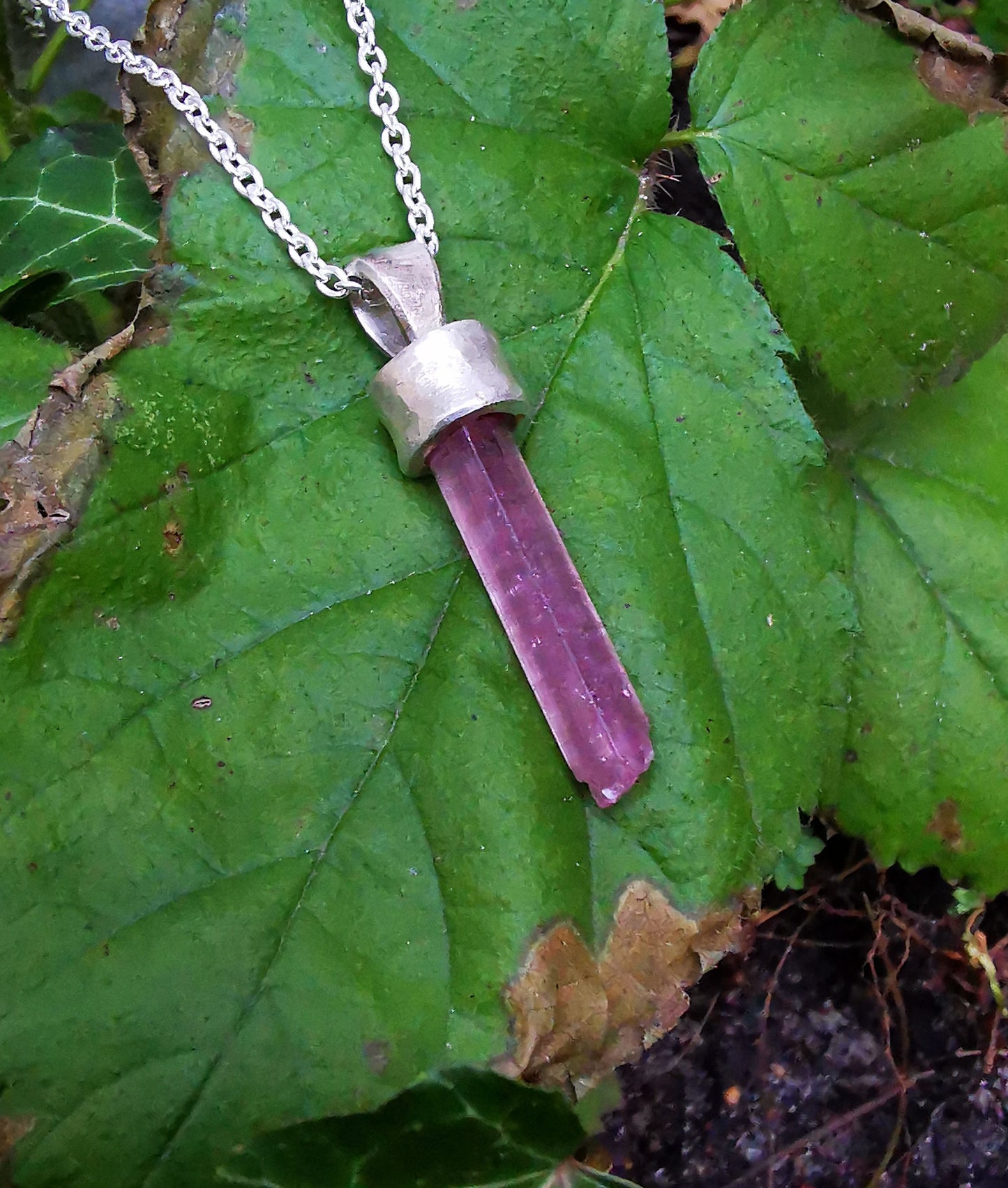 Pink Tourmaline Pendant