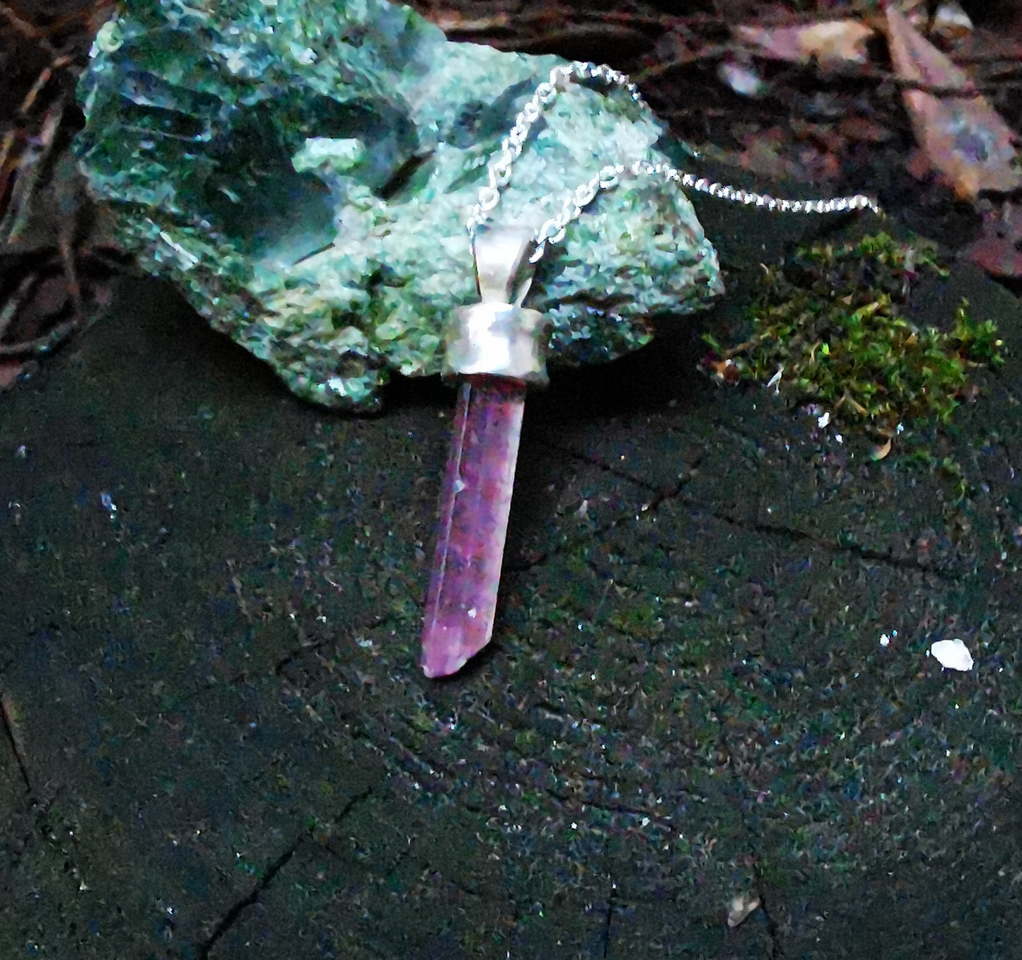 Pink Tourmaline Pendant