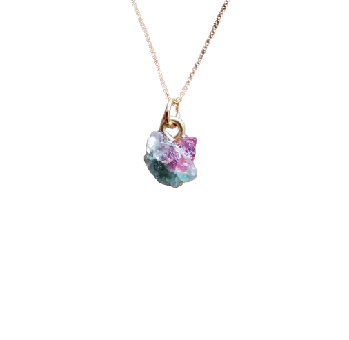 Watermelon Tourmaline Necklace