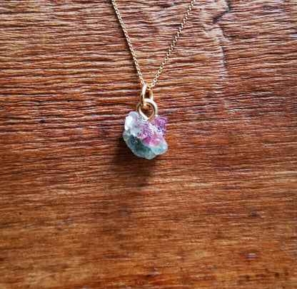 Watermelon Tourmaline Necklace