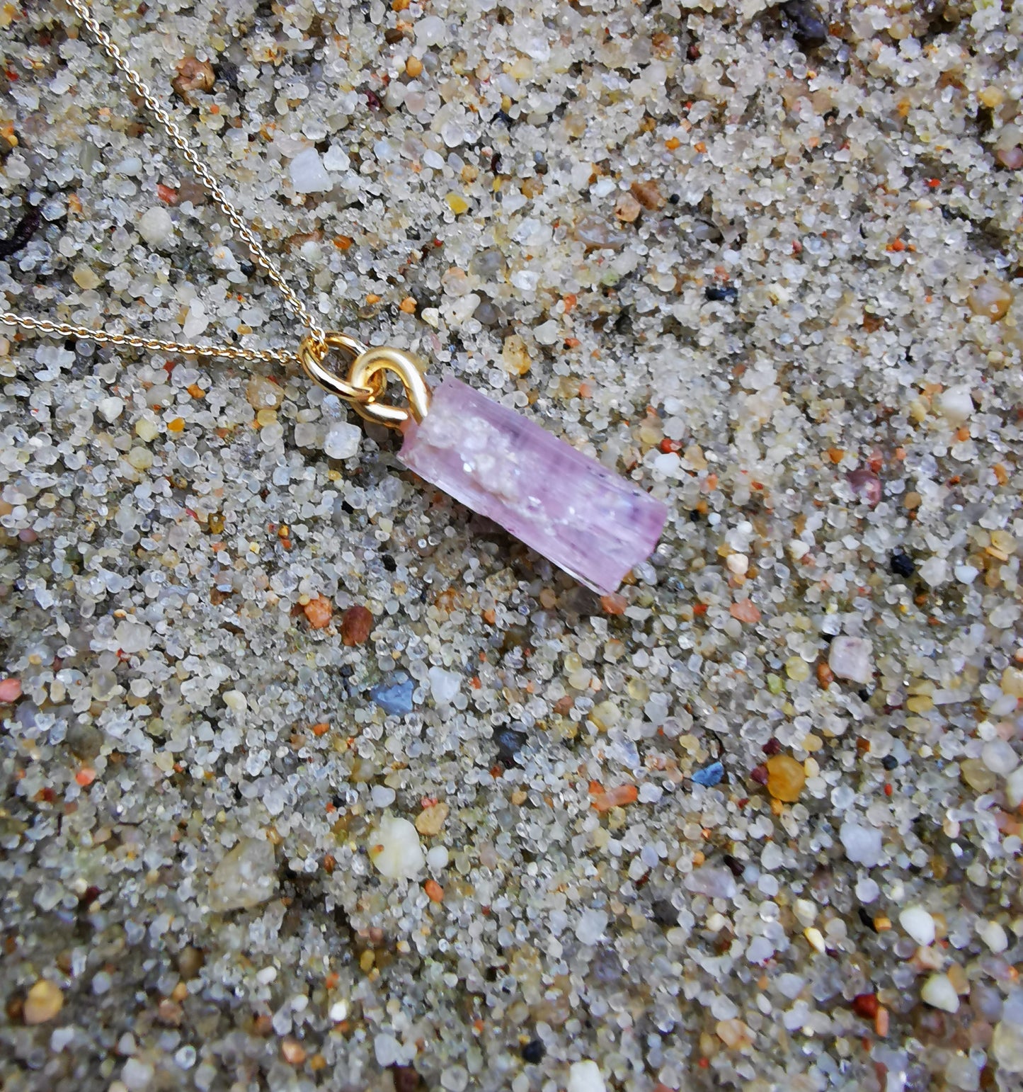 Pink Tourmaline Necklace