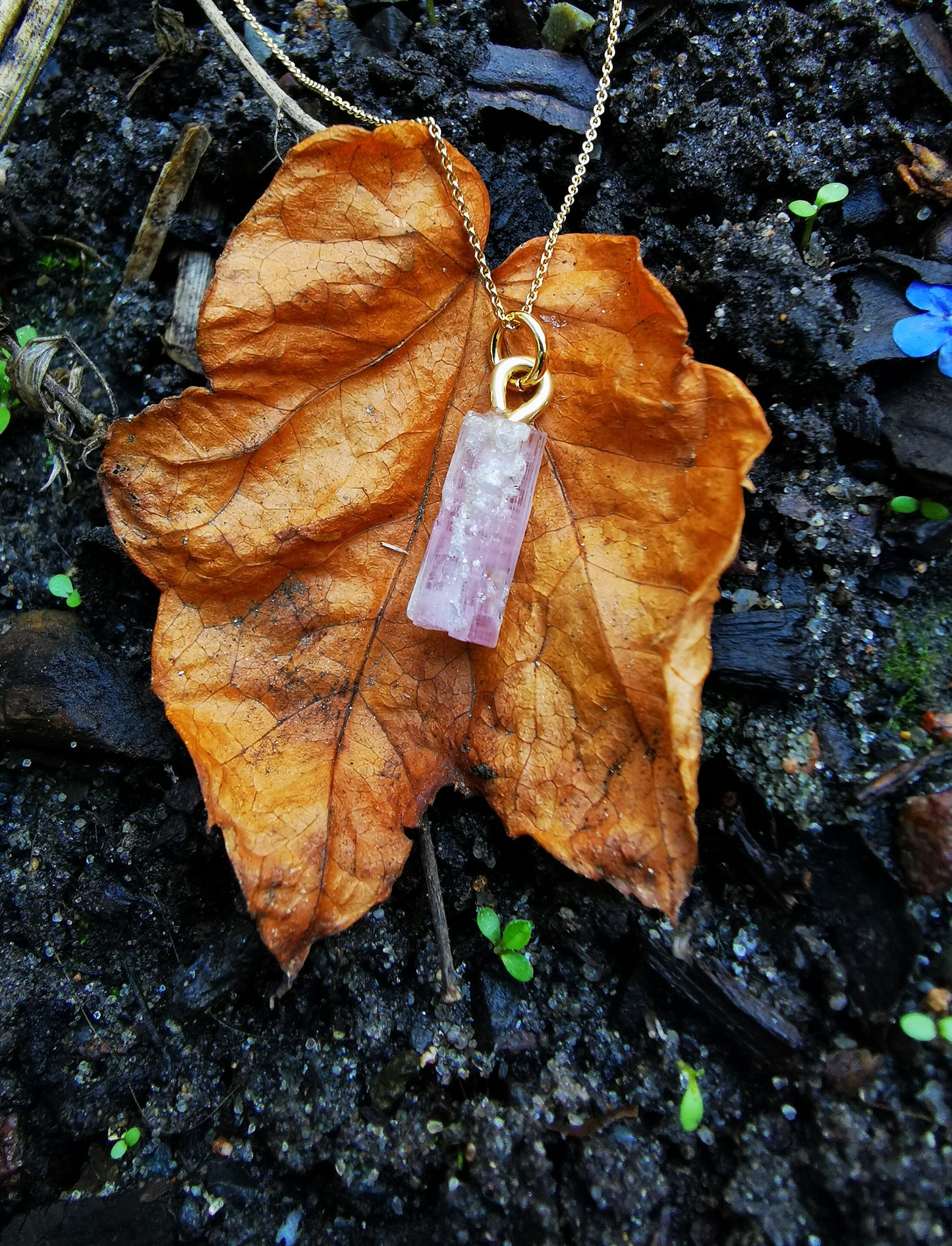 Pink Tourmaline Necklace