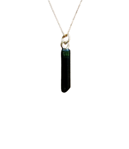 Dark Green Tourmaline Necklace