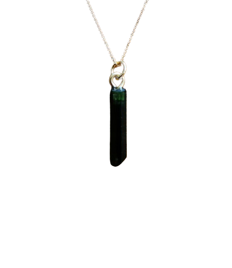 Dark Green Tourmaline Necklace