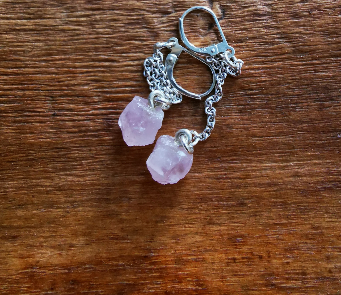 Rose Quartz Earrings