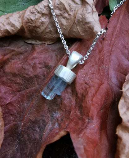 Aquamarine Crystal Pendant