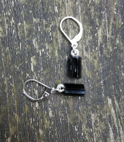 Black Tourmaline Earrings