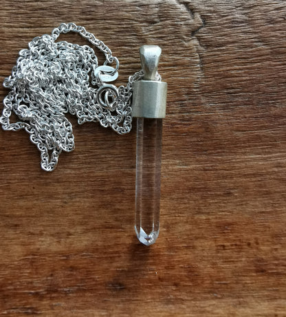 Clear Mountain Quartz Pendant