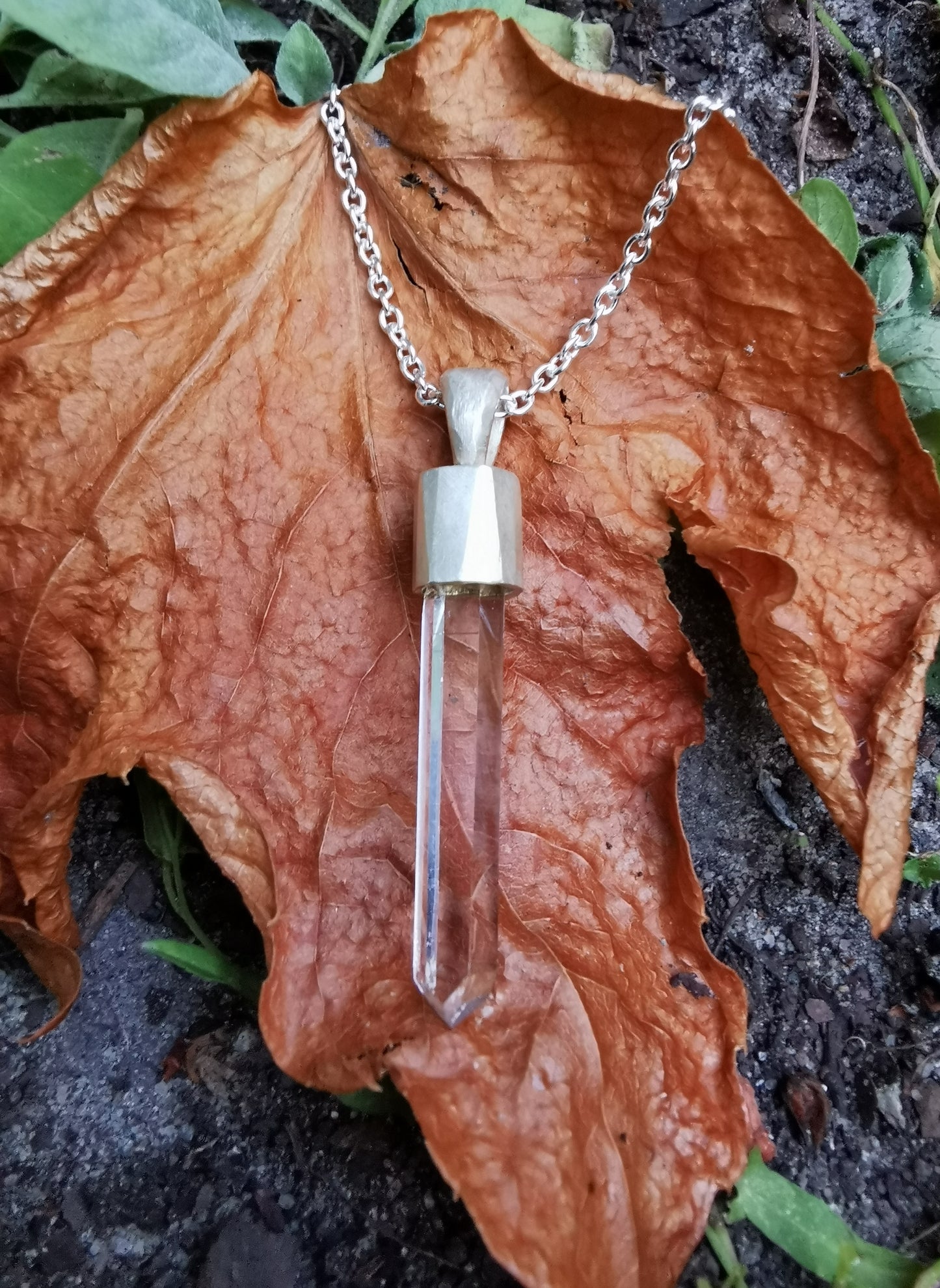 Clear Mountain Quartz Pendant