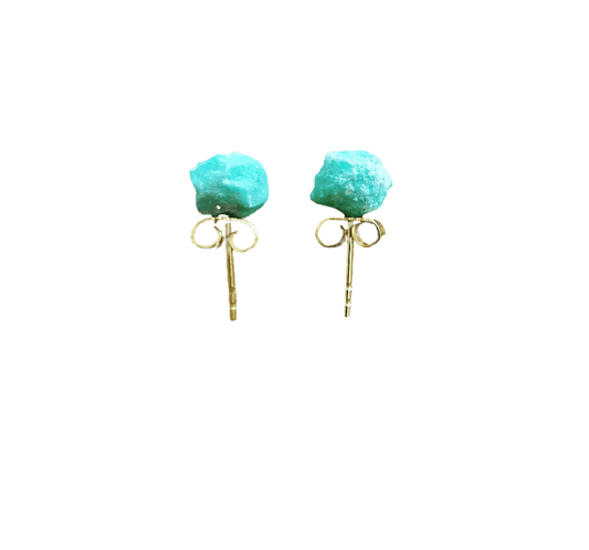 Chrysoprase Stud Earrings