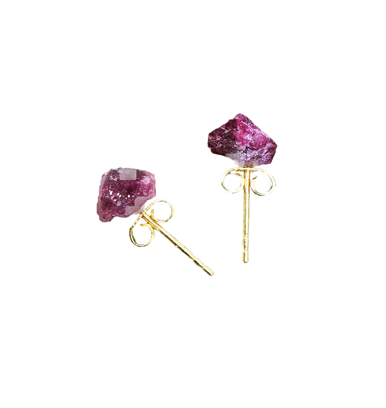 Ruby Stud Earrings