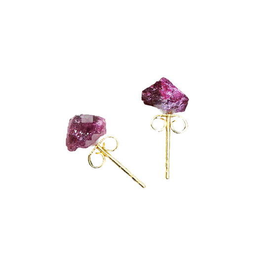 Ruby Stud Earrings