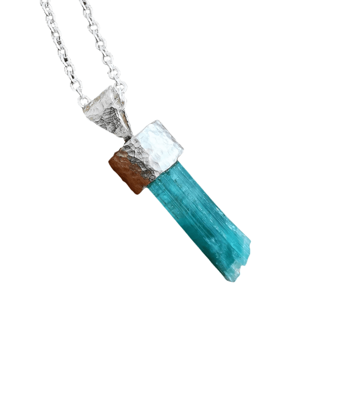 Turquoise Tourmaline Pendant