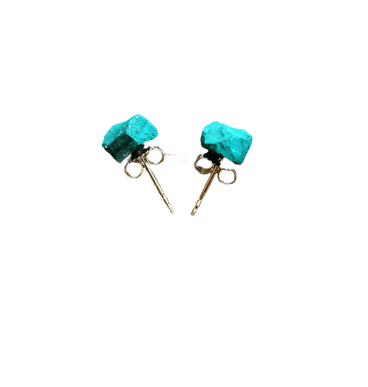 Malachite Stud Earrings