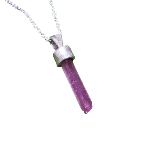 Pink Tourmaline Pendant