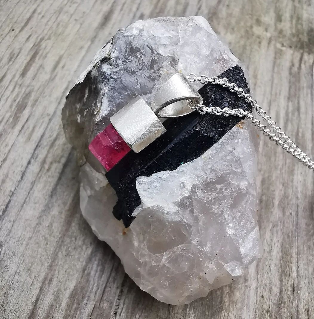 Pink Tourmaline Pendant