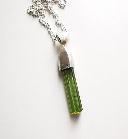 Green Tourmaline Pendant