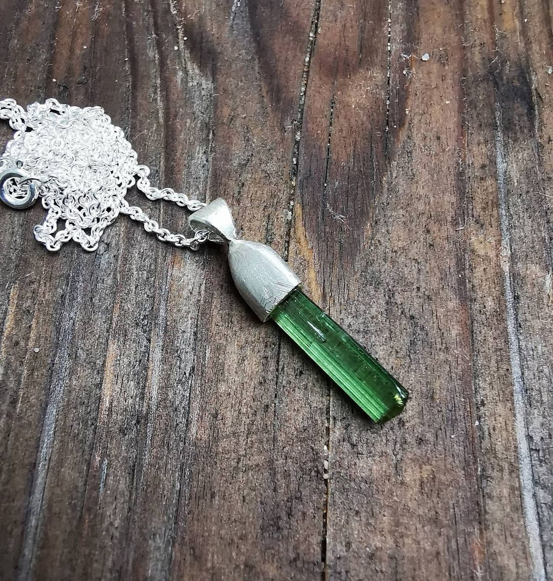 Green Tourmaline Pendant