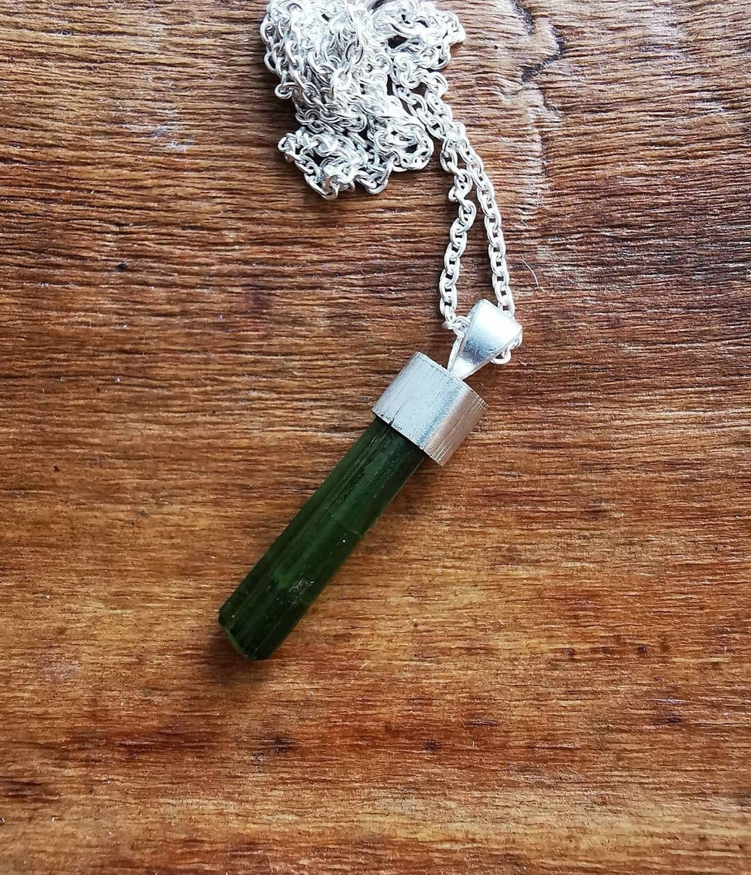 Green Tourmaline Pendant