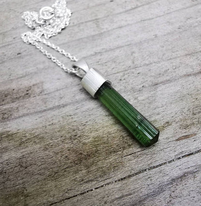 Green Tourmaline Pendant