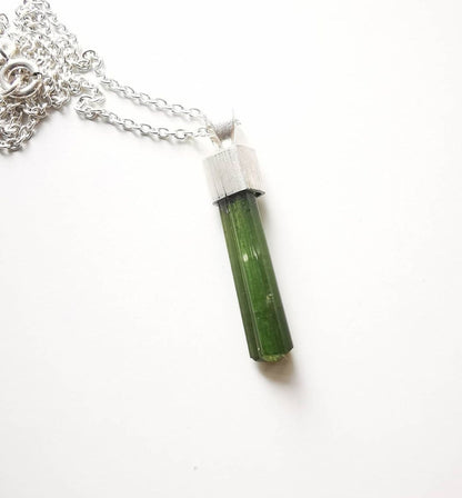 Green Tourmaline Pendant