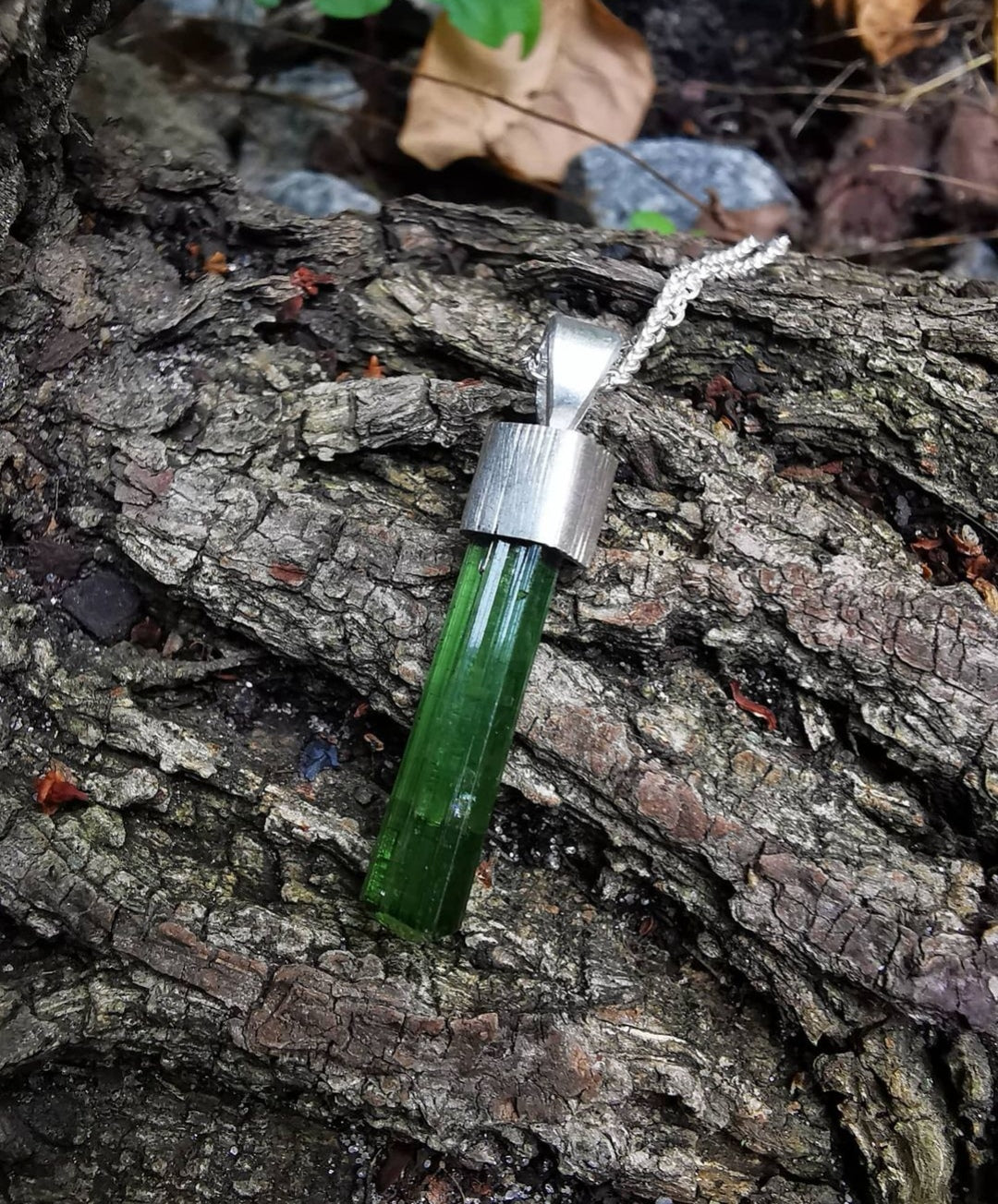 Green Tourmaline Pendant