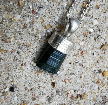 Tourmaline Indicolite Pendant