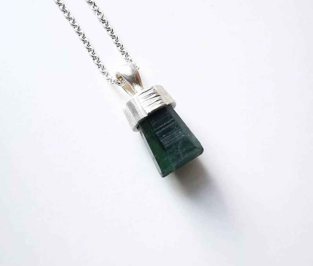 Tourmaline Indicolite Pendant