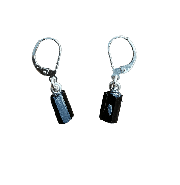 Black Tourmaline Earrings