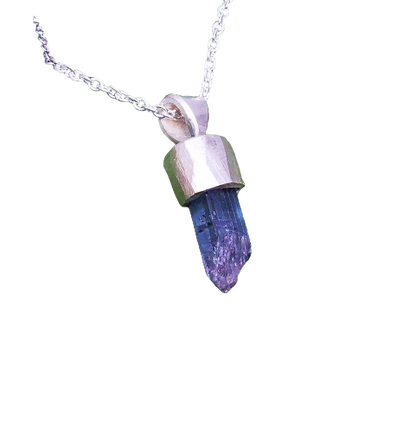 Pink Blue Tourmaline Pendant