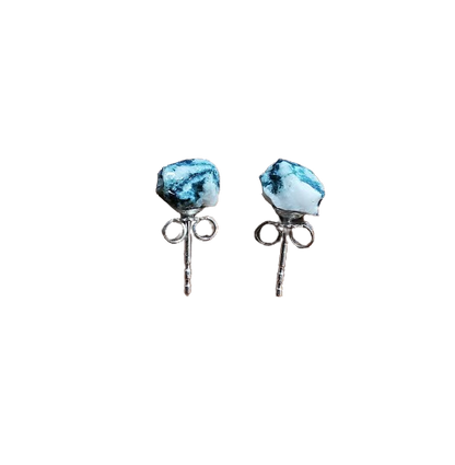 Tree Agate Stud Earrings