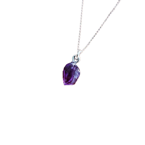 Raw Amethyst Necklace