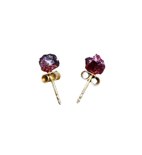 Garnet Stud Earrings