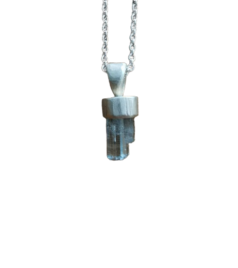 Aquamarine Crystal Pendant